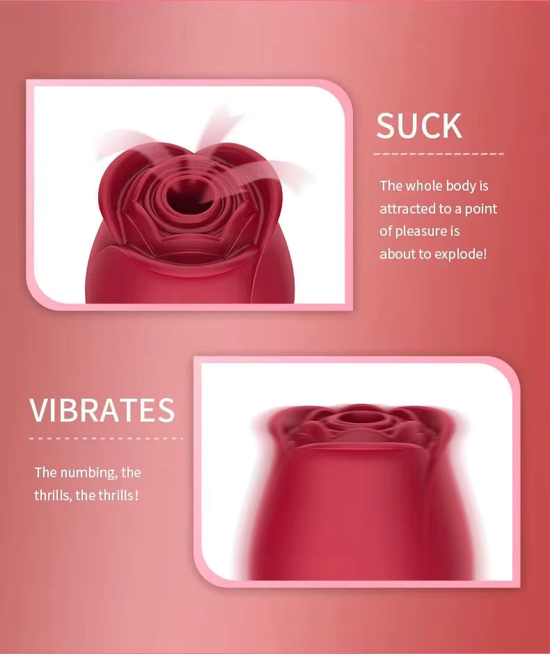 Rose Suction Vibrator